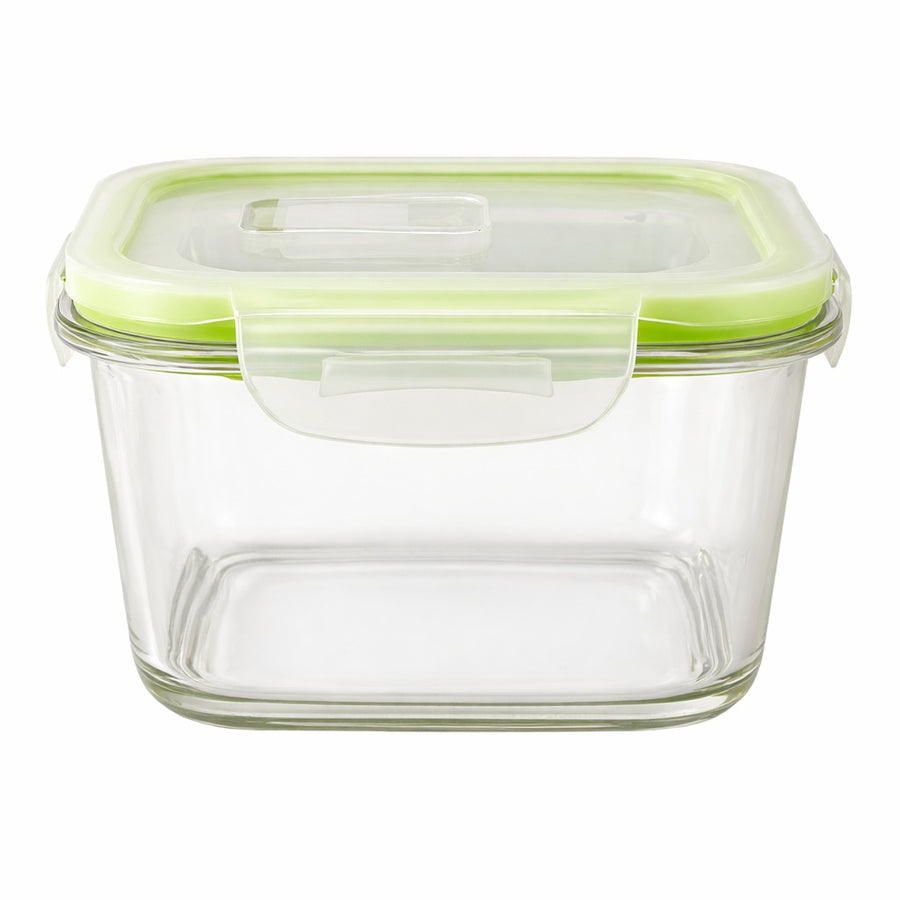 Fresh Lock Borosilicate Glass Square Container