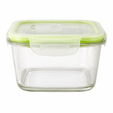 Fresh Lock Borosilicate Glass Square Container