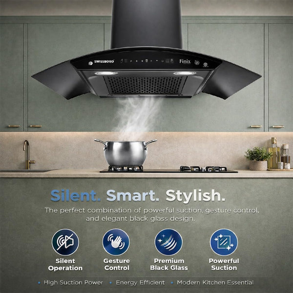 FINIX Pro Curve Kitchen Chimney