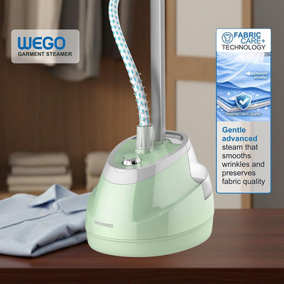 WEGO Garment steamer 1.6 L - 2000 W - Green
