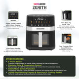 ZENITH Digital Air Fryer 5 L - 1400W